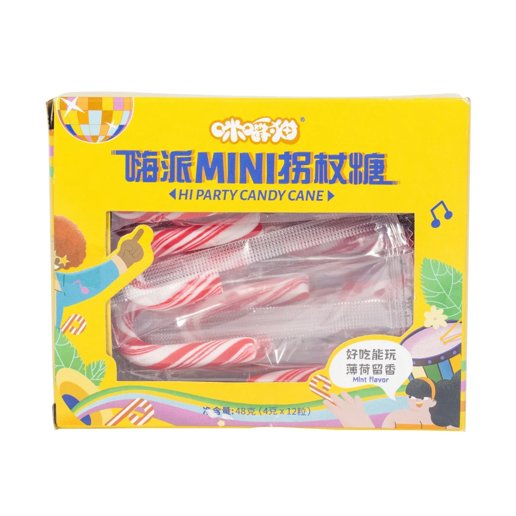 High Quality Cane Hard Candy with Mini Peach Flavour